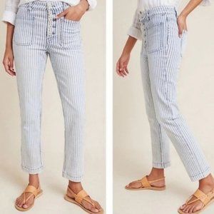 Anthropologie x Pilcro & the Letterpress // Pin Striped jeans // Size 29
